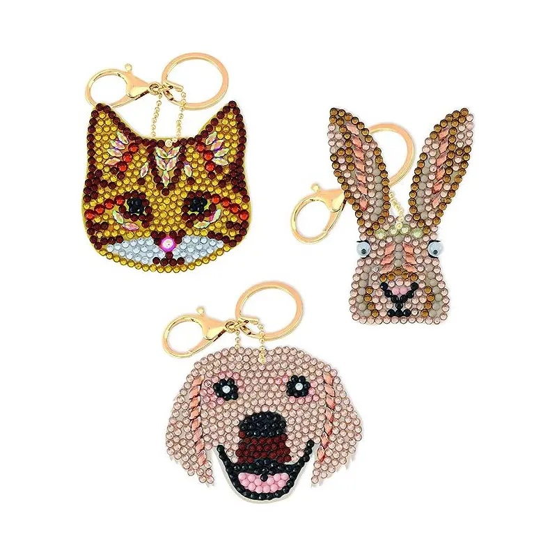 CrystalArt - Perfect Pets Keyring Kit