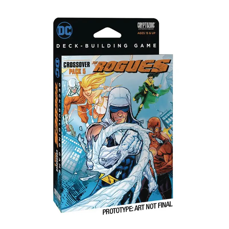Cryptozoic DC Comics Deck-Buidling Game - The Rogues Crossover Card Game 5-Pack