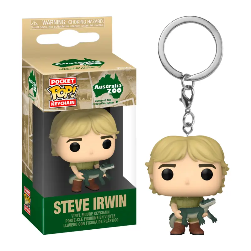 Crocodile Hunter - Steve Irwin Pop! Keychain