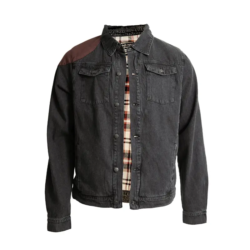 Critical Role Vox Machina Collection: Grog Strongjaw Flannel Lined Denim Shirt Jacket Large