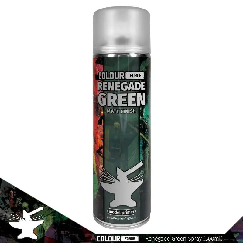 Colour Forge Spray Primer - Renegade Green