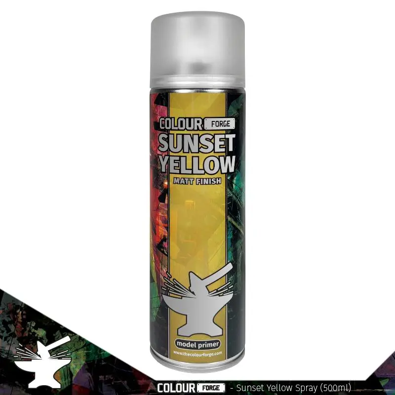Colour Forge Spray Primer - Sunset Yellow 500ml