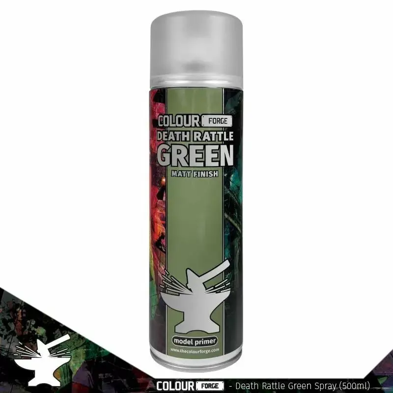 Colour Forge - Aerosol Spray Primer - Death Rattle Green 500ml - 233232