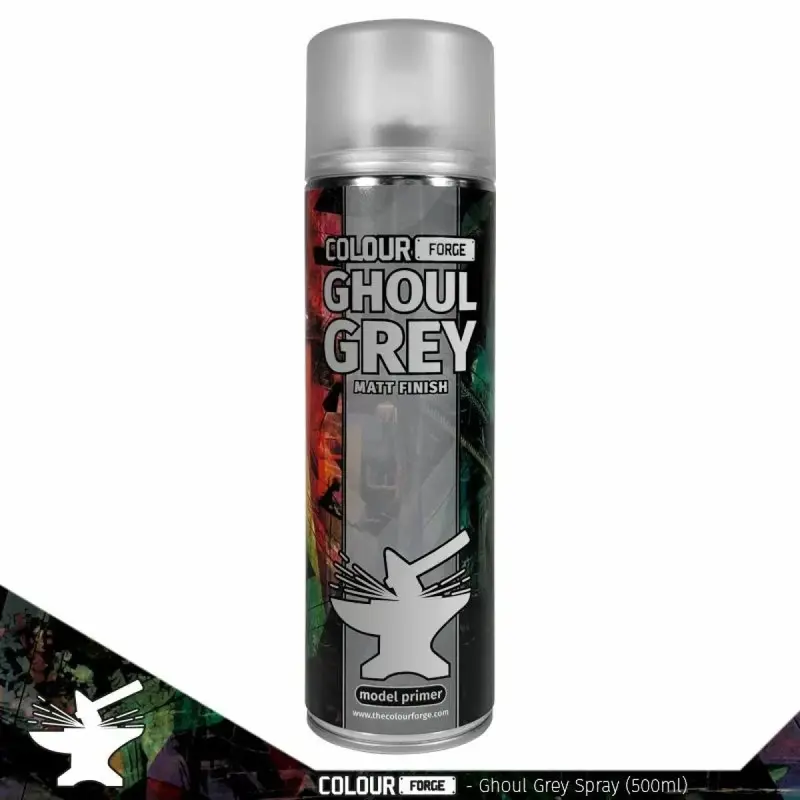 Colour Forge - Aerosol Spray Primer - Ghoul Grey 500ml