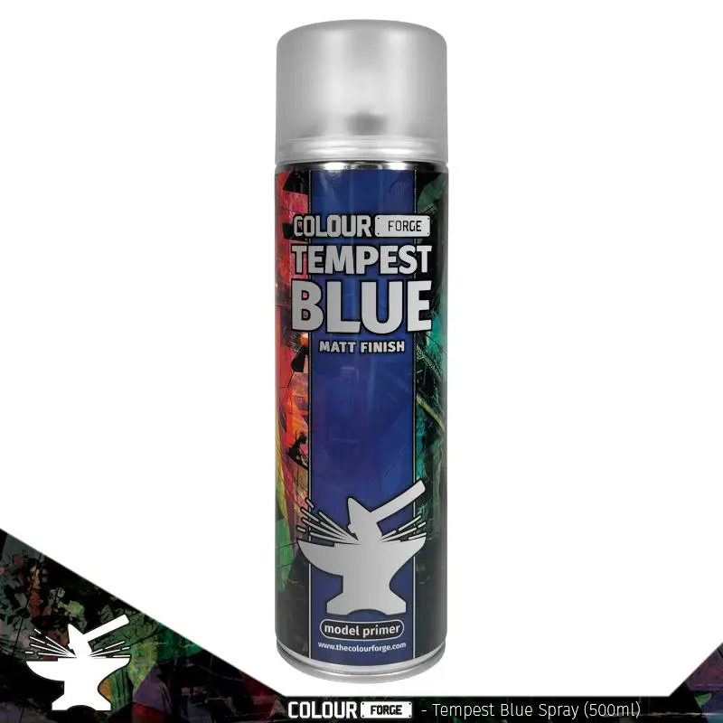 Colour Forge - Aerosol Spray Primer - Tempest Blue 500ml - 233223