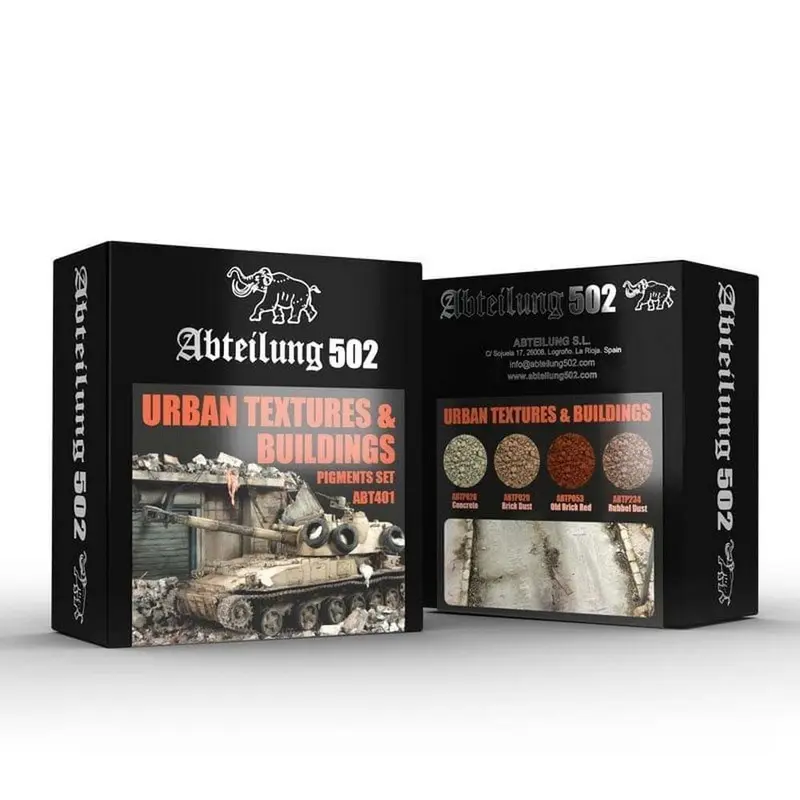Abteilung 502 Urban Textures & Buildings Pigments Set