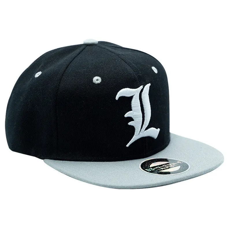 Abysse Corp Death Note Snapback Cap Large - Black & Grey