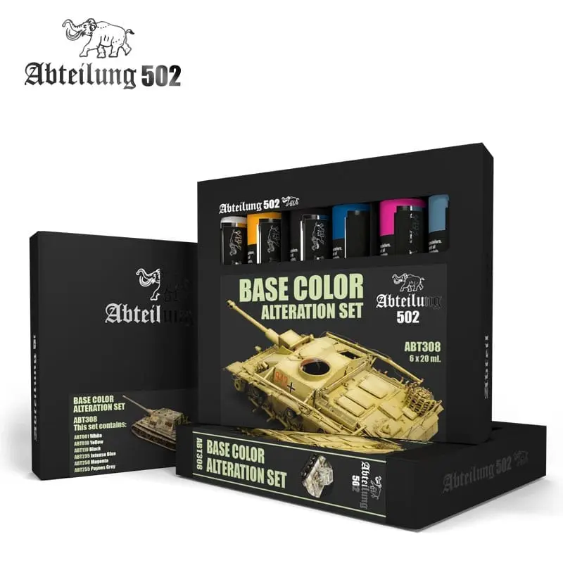 Abteilung 502 Oil Paint Base Colour Alteration Set of 6 x 20ml