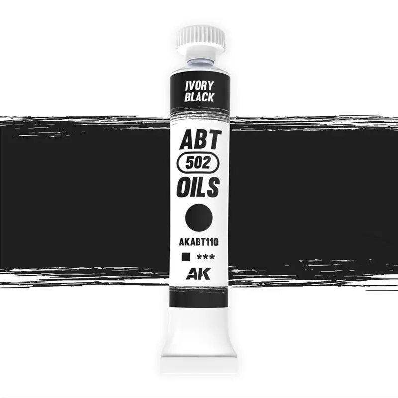 Abteilung 502 Oil Paint 20ml - Black