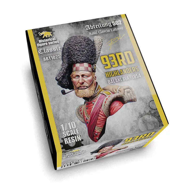 Abteilung 502 Historic Busts 93rd Highlanders Balaklava 1854 1/10 Scale Figure