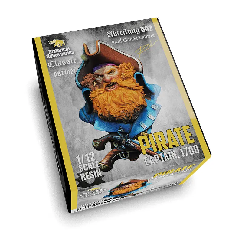 Abteilung 502 Historic Busts Pirate Captain 1700 1/12 Scale Figure