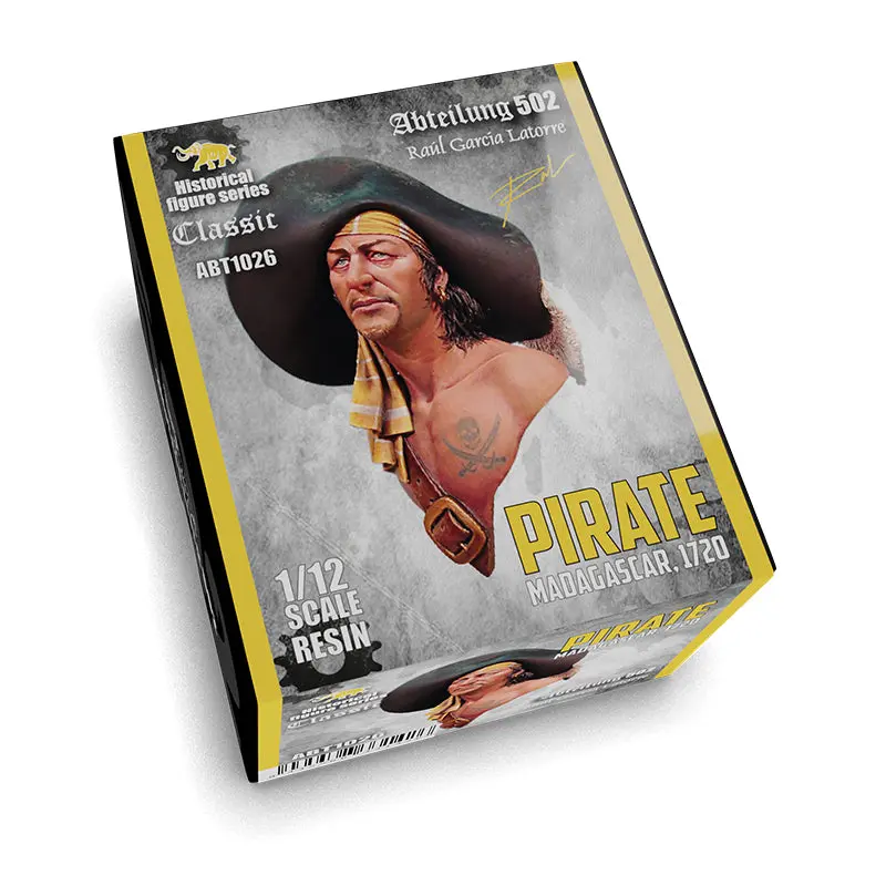 Abteilung 502 Historic Busts Pirate Madagascar 1720 1/12 Scale Figure
