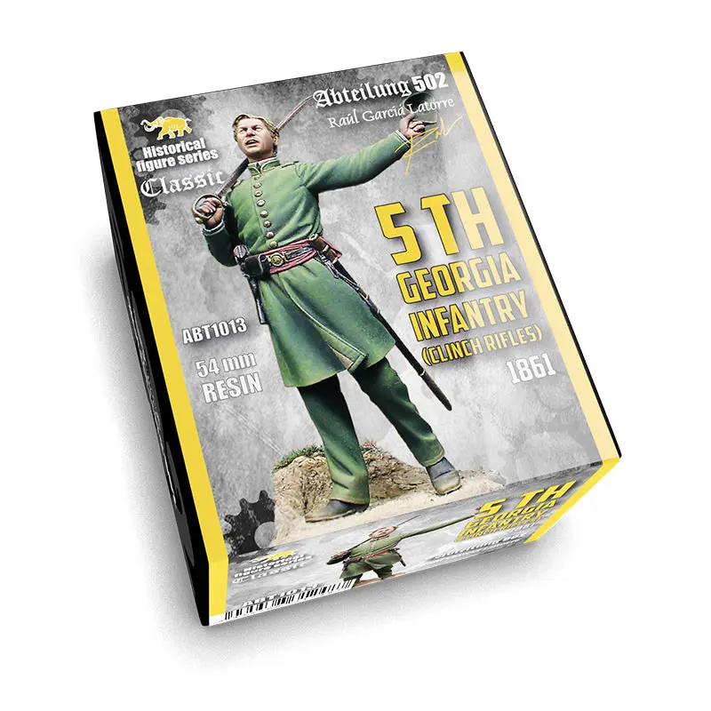 Abteilung 502 Historical 5Th Georgia Infantry Clinch Rifles 1861 Resin Figure 54mm