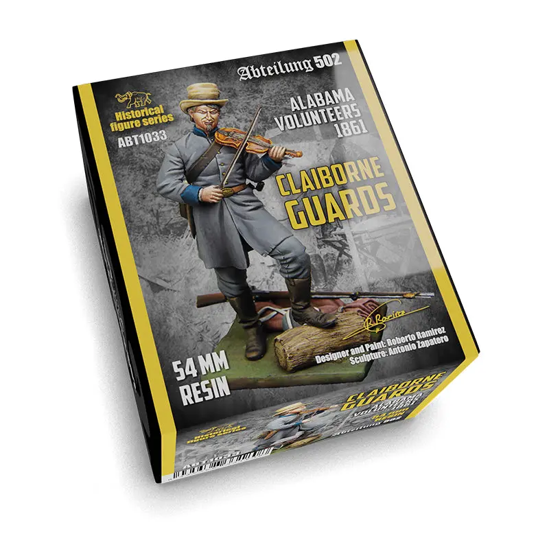 Abteilung 502 Historical Claiborne Guards Alabama Volunteers 1861 Resin Figure 54mm