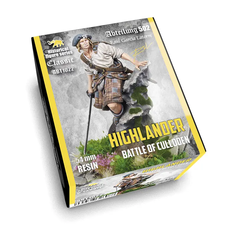 Abteilung 502 Historical Highlander Battle Of Culloden Resin Figure 54mm