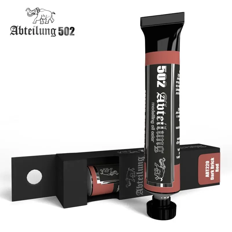 Abteilung 502 Modelling Oil Paint 20ml - Dark Brick Red
