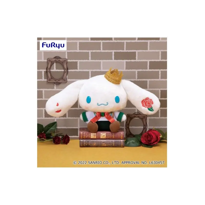 Cinnamoroll Fairy Tale Prince Red Rose Plush