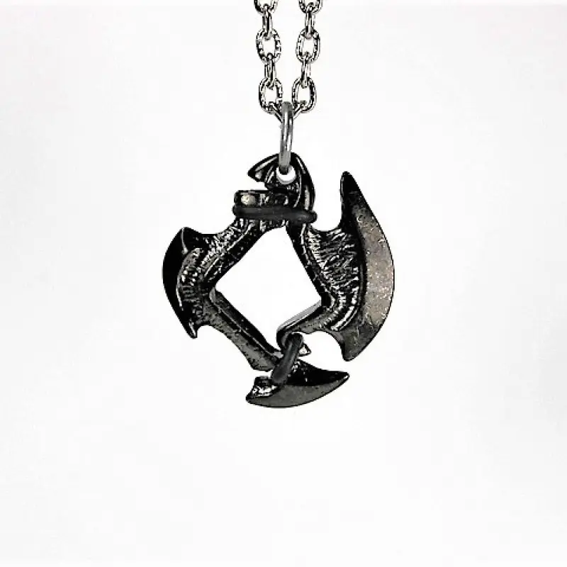 Chessex - Pendant 12mm d6 Axe Blade w/ Gunmetal Grey Finish - CHX53312 - Preorder