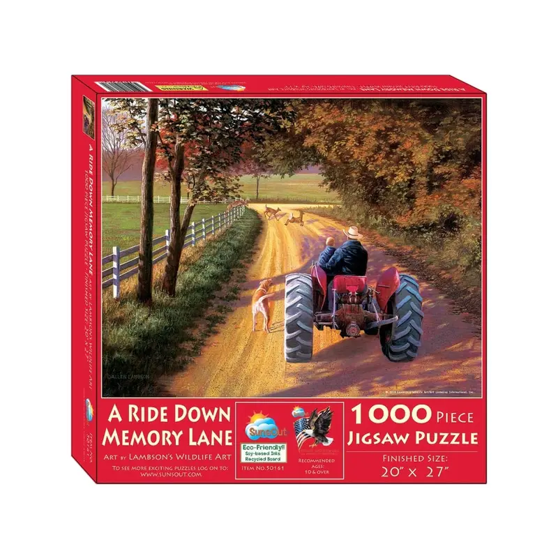 A Ride Down Memory Lane 1000 Piece Jigsaw