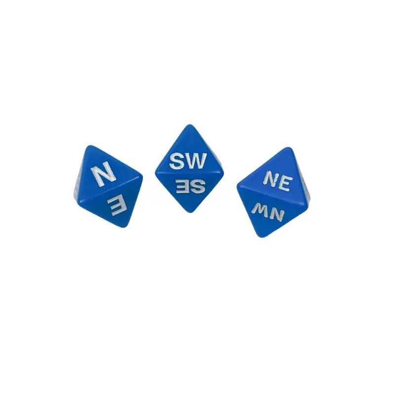 Chessex - Compass d8 Dice - Blue/White