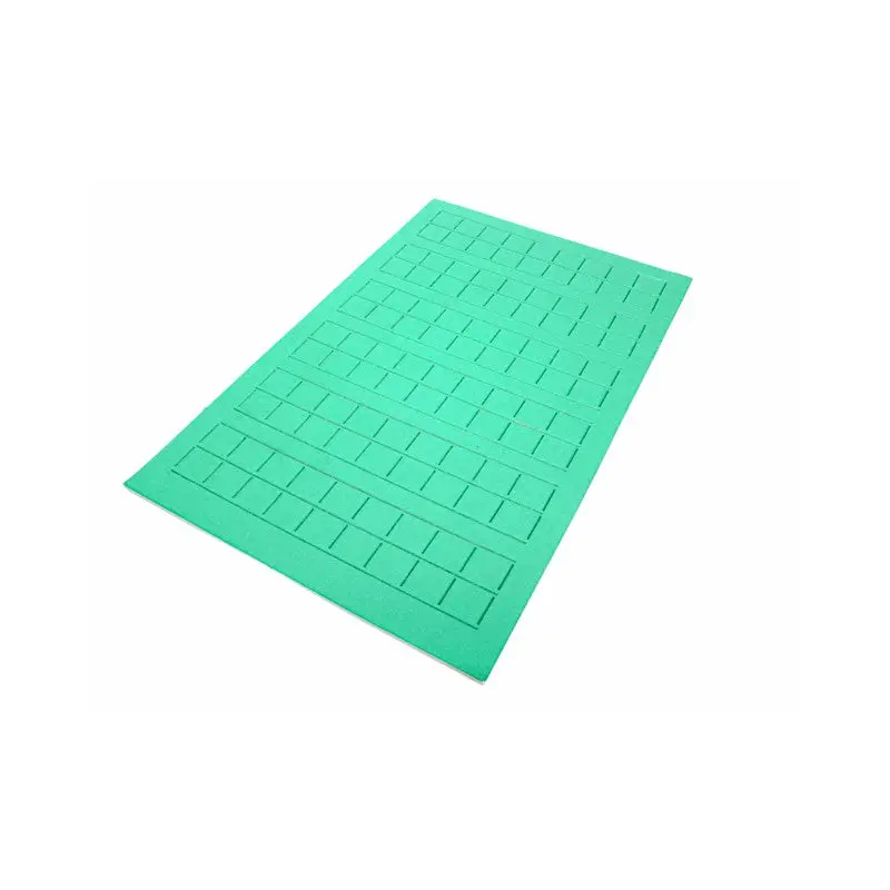 Chessex - Counter Sheet 1/2" Squares 108-Piece Set - Green
