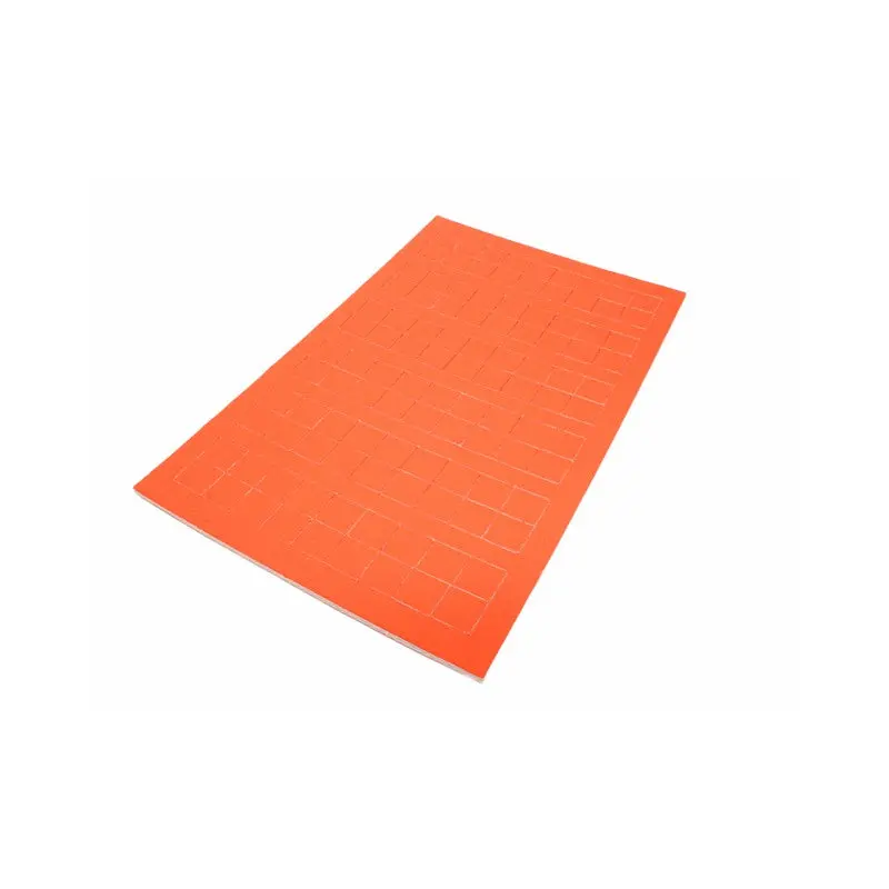 Chessex - Counter Sheet 1/2" Squares 108-Piece Set - Orange