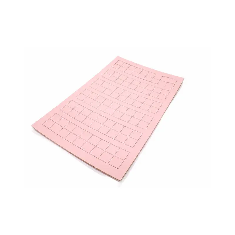 Chessex - Counter Sheet 1/2" Squares 108-Piece Set - Pink