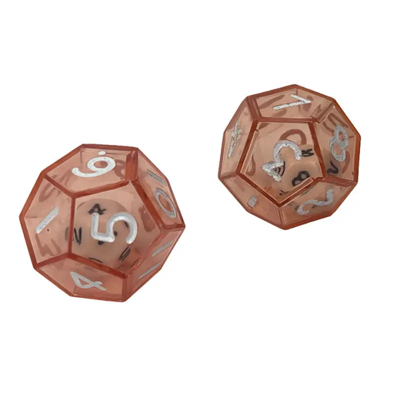 Chessex - d12 Double Dice - Red/White