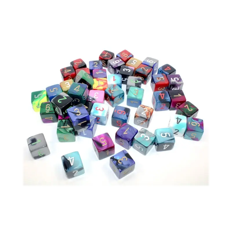 Chessex - D6 Assorted Loose Gemini Polyhedral Dice