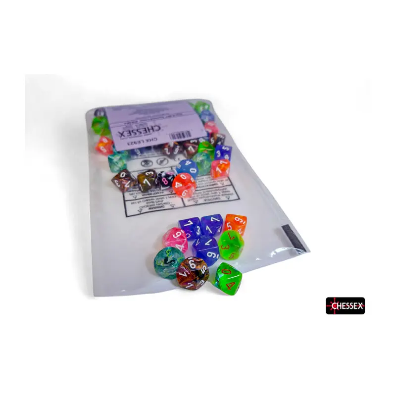 Chessex - CHX LE923 Dice Menagerie #11 Bag of 50 d10s (Preorder)