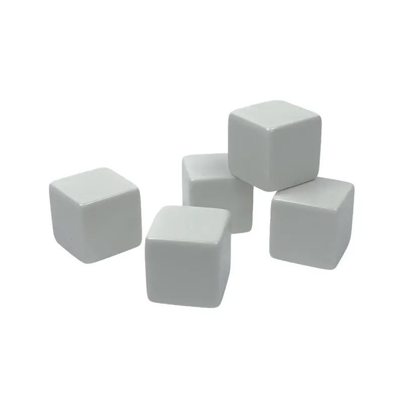Chessex - CHX KOP02149 All Blank Jumbo Opaque White d6 25mm