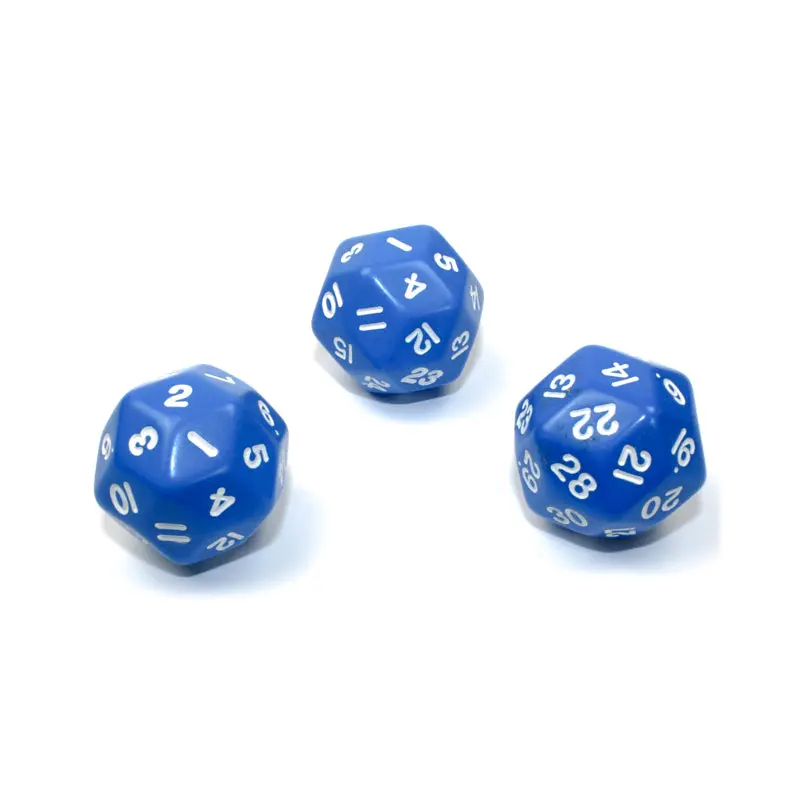 Chessex - CHX KOP06007 33mm d30 Opaque Blue/white