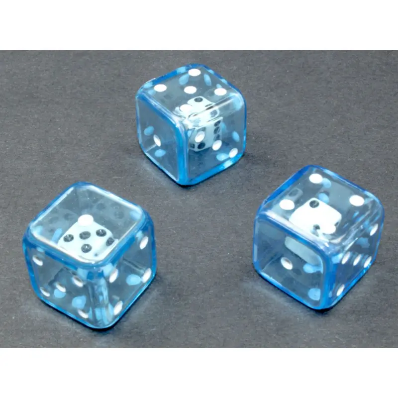 Chessex - CHX KOP10298 19mm Double Dice Blue/white