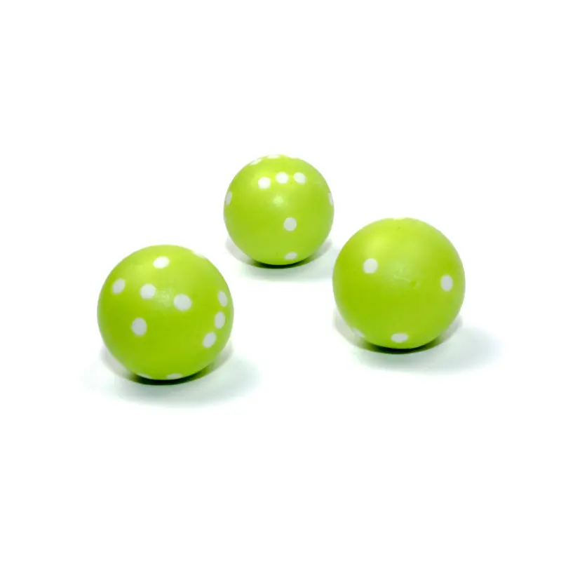 Chessex - CHX KOP01731 Opaque Spherical Neon Green/white d6 22mm