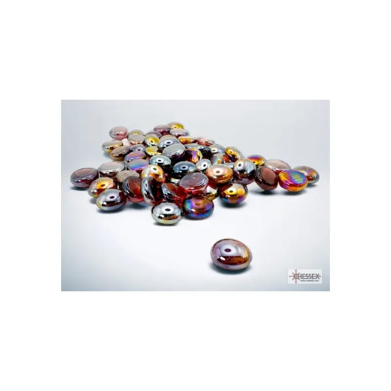 Chessex - CHX 01177 Iridized Amethyst Glass Stones Tube