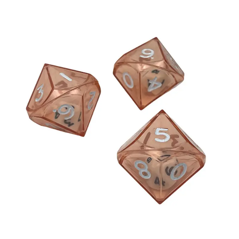 Chessex - 10 Sided Double Dice - Red Translucent