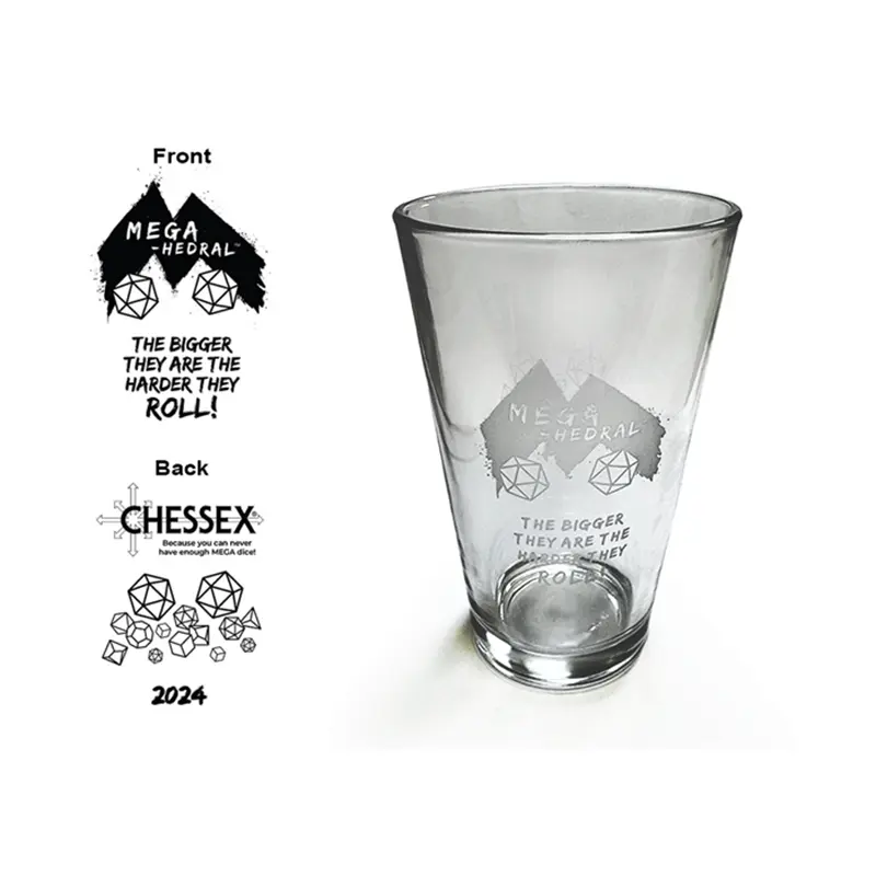 Chessex - 2024 Mega-Hedral Limited Edition Pint Glass