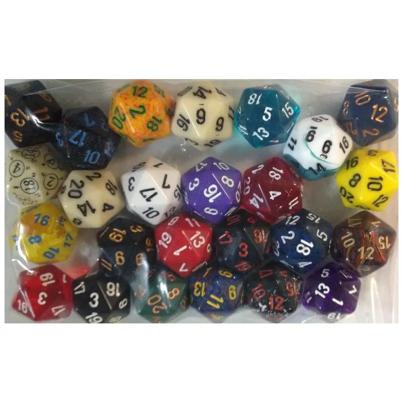 Chessex - 25 Assorted D20