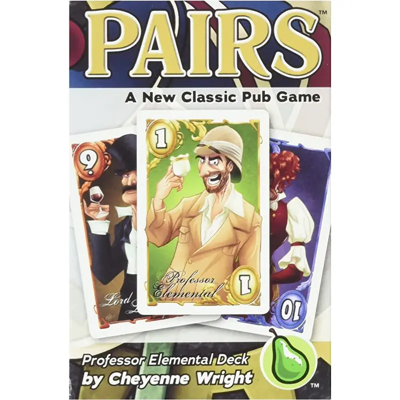 Cheapass Games Pairs: Professor Elemental Card Game