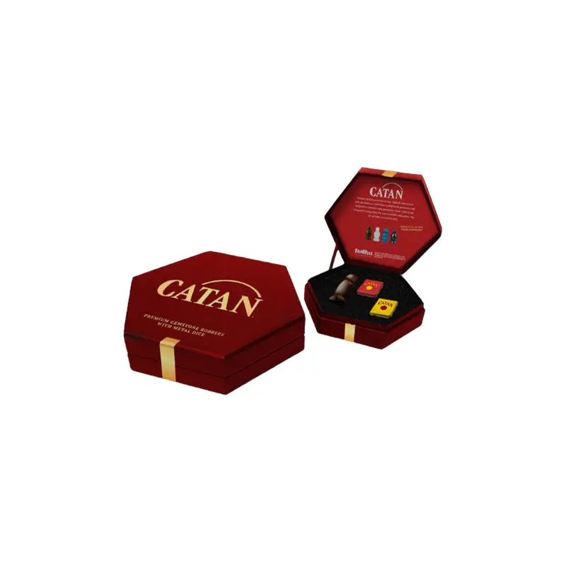 Catan Premium Robber&Metal DcSt TigerEye