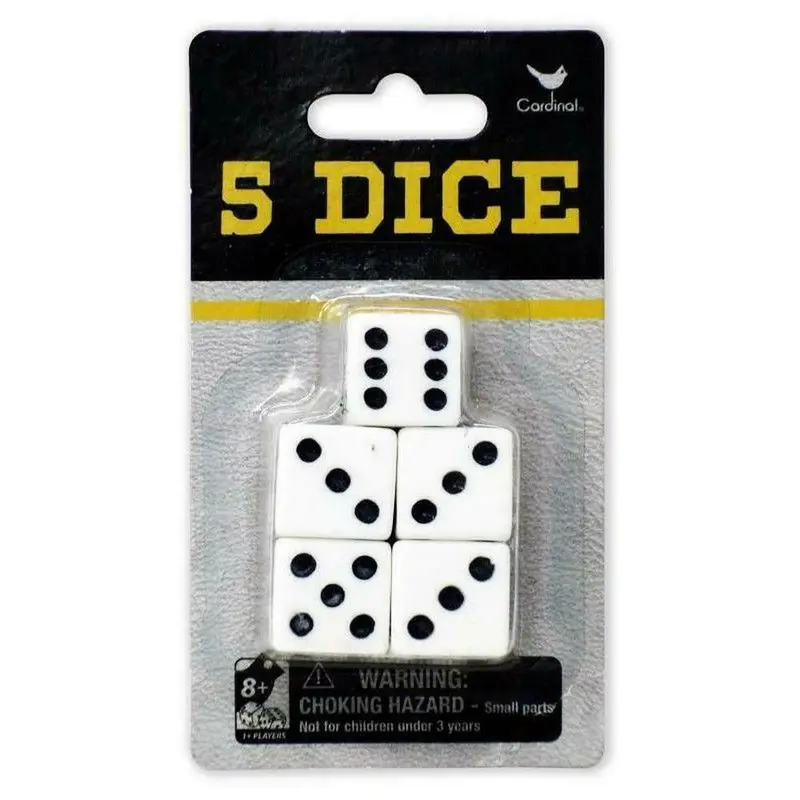Cardinal Games 5 Dice set