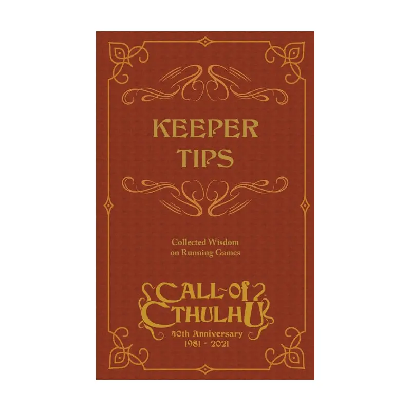 Call of Cthulhu RPG - Keeper Tips Book