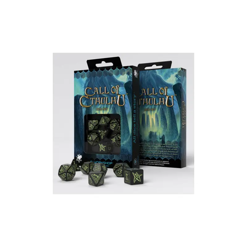 Call of Cthulu - Glow in the Dark Dice Set