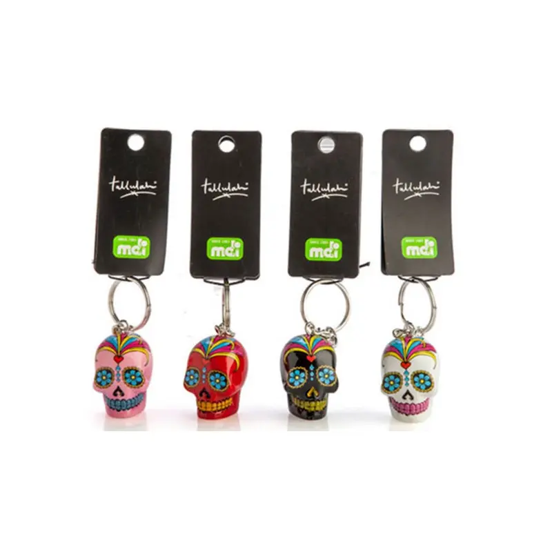 Candy Skull Keychain