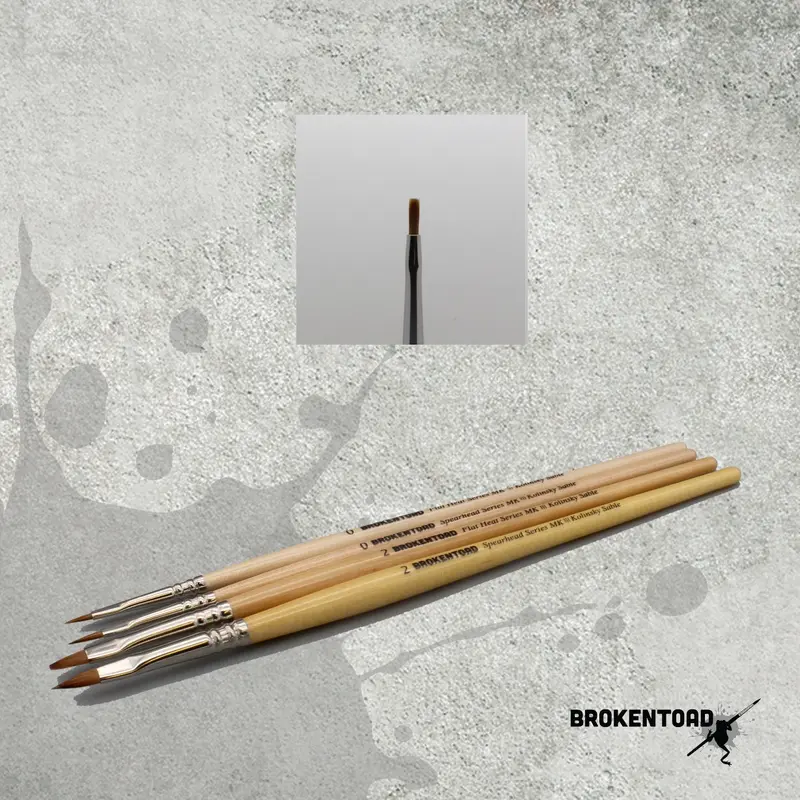Broken Toad - Flat Head Series MK3 Brush - Size 0