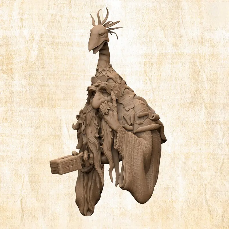 BrokenToad Jim Henson's Collectible Models The Wiseman