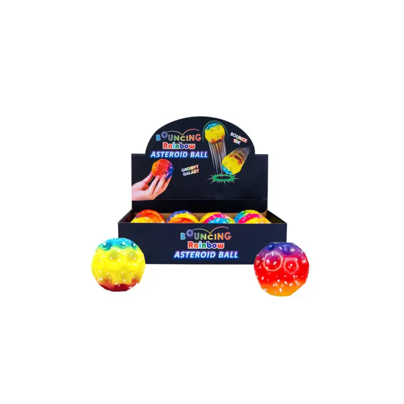 Bouncing Asteroid Ball Rainbow