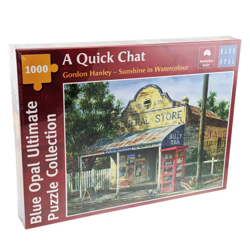 Blue Opal - Hanley: A Quick Chat 1000 Piece Jigsaw