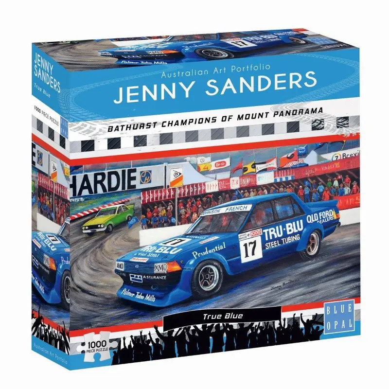 Blue Opal - Jenny Sanders - Bathurst Champions Of Mount Panorama - True Blue 1000 Piece Jigsaw