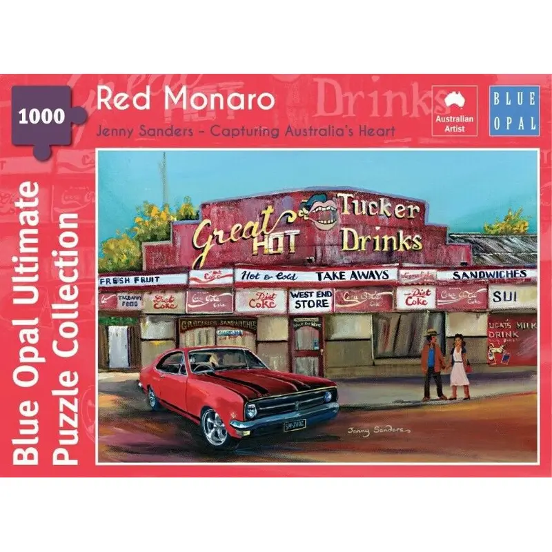 Blue Opal - Jenny Sanders Red Monaro 1000 Piece Jigsaw